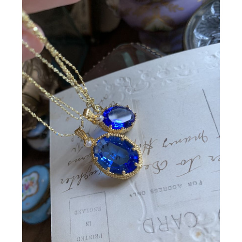 人工タンザナイト ブルー コーンフラワー サファイア ウエスタン