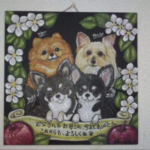 送料無料】ウェディング❤︎ウェルカムボード30㎝✖️30㎝〈ペット