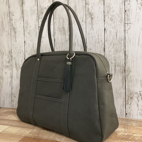 倉敷帆布】大きなボストンバッグ ボストンバッグ HUB 通販 13110955