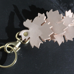 new!葡萄の葉　key jewelry  キーホルダー　 8枚目の画像