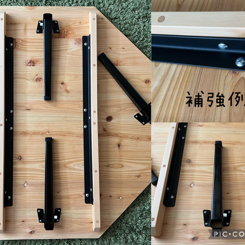 送料無料】 ローテーブル 8角 90cm タモ 折りたたみ脚 ローテーブル 