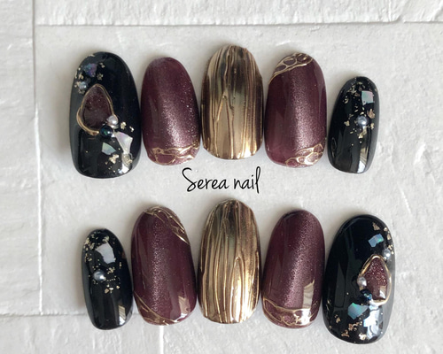 ネイルチップ れい Luxuryネイルチップ【セレブライン】 | GRACE NAIL TOKYO