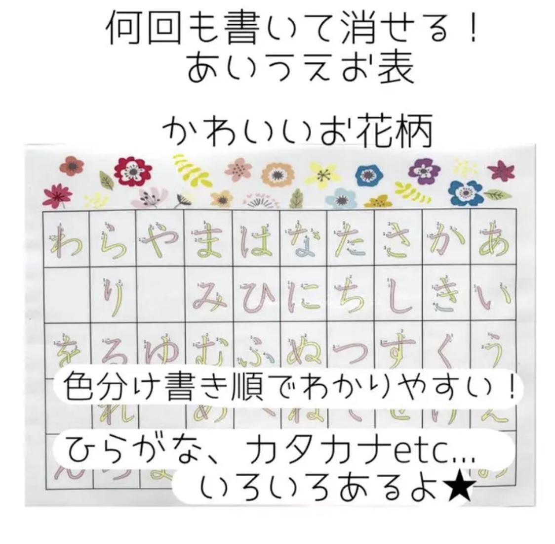 あいうえお  アイウエオ表・カタカナ02（ぬりえ） | KF STUDIO