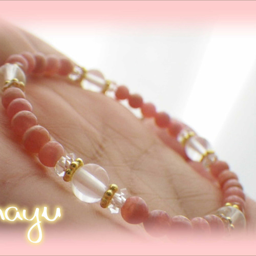 No.52Lilyの手作りブレスレット✩.*˚恋のお守り インカローズ it-67e1734abcd4d-1200.jpg
