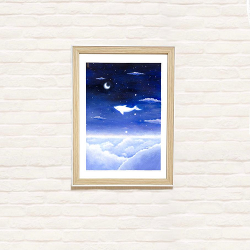 夜空の高いところで 絵画 kuro 通販 13112473｜Creema(クリーマ)