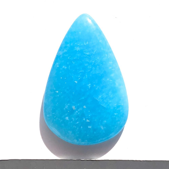 ヘミモルファイト ヘミモルファイト[8] 32x21mm 24Cts ルース ／天然石 ／ カボション