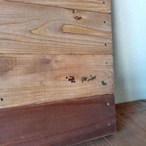 オーダー看板製作】クラシック木製看板 30cm×44cm mix4 / 自然塗装