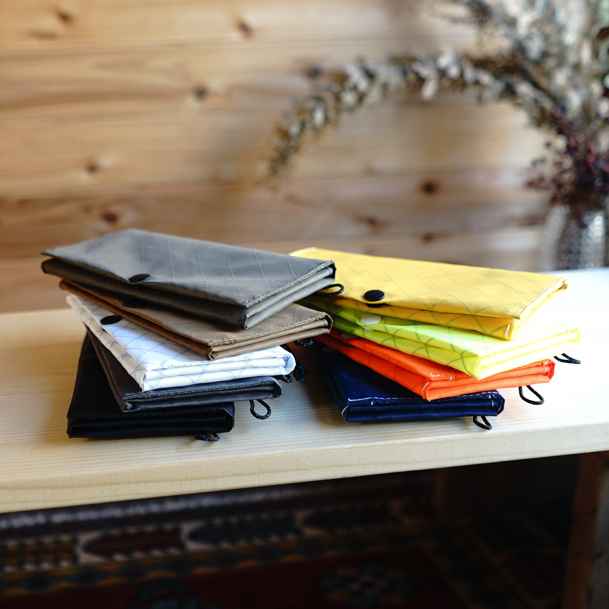 選べるカラー｜ぺたんこロングウォレット/超軽量・防水・薄い・長財布・ミニ財布・登山・アウトドア・旅行・軽い