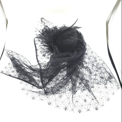 ミニハット ゴスロリ ヘッドドレス 2枚目の画像
