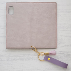 くすみカラー♡DeepPurple or Green 多機種対応✳︎iPhone15 Xperia✳︎手帳型スマホケース 15枚目の画像