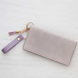くすみカラー♡DeepPurple or Green 多機種対応✳︎iPhone15 Xperia✳︎手帳型スマホケース 5枚目の画像