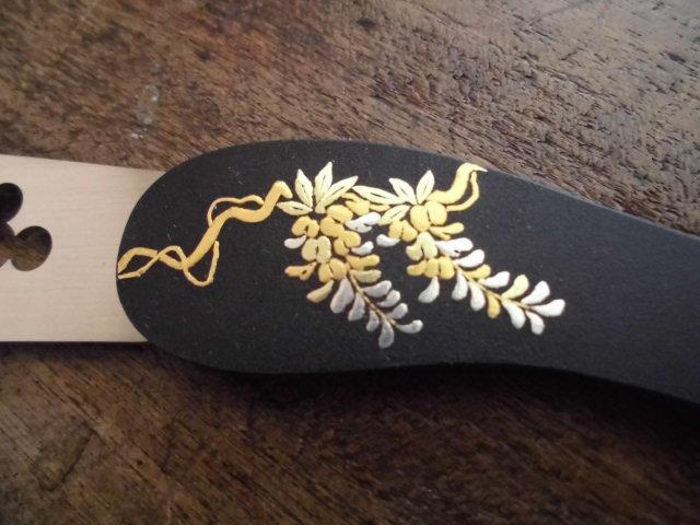肥後象がん　ペーパーナイフ　雲形　藤 13,860円