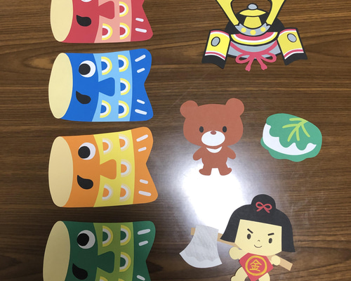 壁面飾り♡こいのぼり ハンドメイド♡ New④】鯉のぼり こどもの日 ハンドメイド 壁面飾りの通販 by