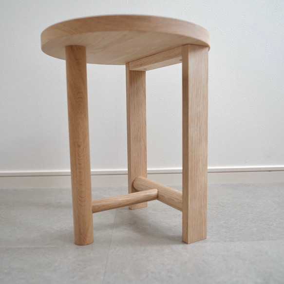 オーク無垢/スツール/サイドテーブル/オブジェクト/無垢家具/oak/object/stool/sidetable 6枚目の画像