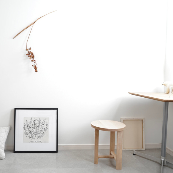 オーク無垢/スツール/サイドテーブル/オブジェクト/無垢家具/oak/object/stool/sidetable 椅子（チェアー）・スツール