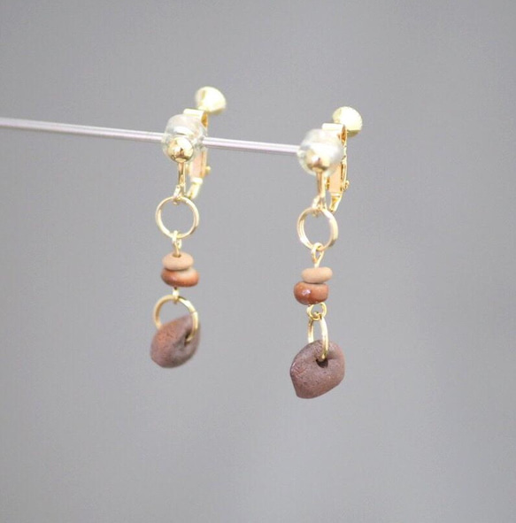 新品Satoko Oishi ピアス　ブラウン K18YG ブラウンダイヤモンド ピアス | ete bijoux (Women)/エテ