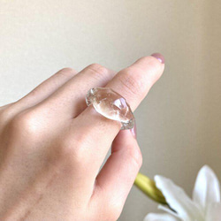 溶けかけICE ガラス リング glass ring 7枚目の画像