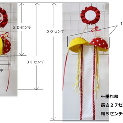 繰り返して使える布くす玉/ローンチおめでとう 2枚目の画像