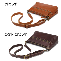 ショルダーバッグ スマホショルダー お財布ショルダー ポシェット ミニショルダー 本革 斜めがけ 軽量 ギフト 贈り物 13枚目の画像