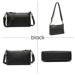 ショルダーバッグ スマホショルダー お財布ショルダー ポシェット ミニショルダー 本革 斜めがけ 軽量 ギフト 贈り物 8枚目の画像