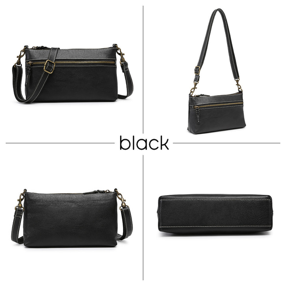 ショルダーバッグ スマホショルダー お財布ショルダー ポシェット ミニショルダー 本革 斜めがけ 軽量 ギフト 贈り物 8枚目の画像