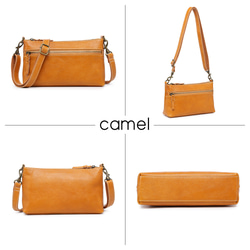 ショルダーバッグ スマホショルダー お財布ショルダー ポシェット ミニショルダー 本革 斜めがけ 軽量 ギフト 贈り物 9枚目の画像