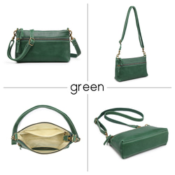 ショルダーバッグ スマホショルダー お財布ショルダー ポシェット ミニショルダー 本革 斜めがけ 軽量 ギフト 贈り物 14枚目の画像