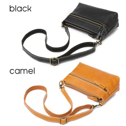 ショルダーバッグ スマホショルダー お財布ショルダー ポシェット ミニショルダー 本革 斜めがけ 軽量 ギフト 贈り物 10枚目の画像