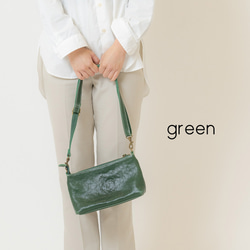 ショルダーバッグ スマホショルダー お財布ショルダー ポシェット ミニショルダー 本革 斜めがけ 軽量 ギフト 贈り物 15枚目の画像