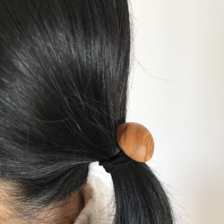 木製髮帶-odango-（紫心/定制） 第5張的照片