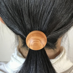 木製髮帶-odango-（紫心/定制） 第6張的照片