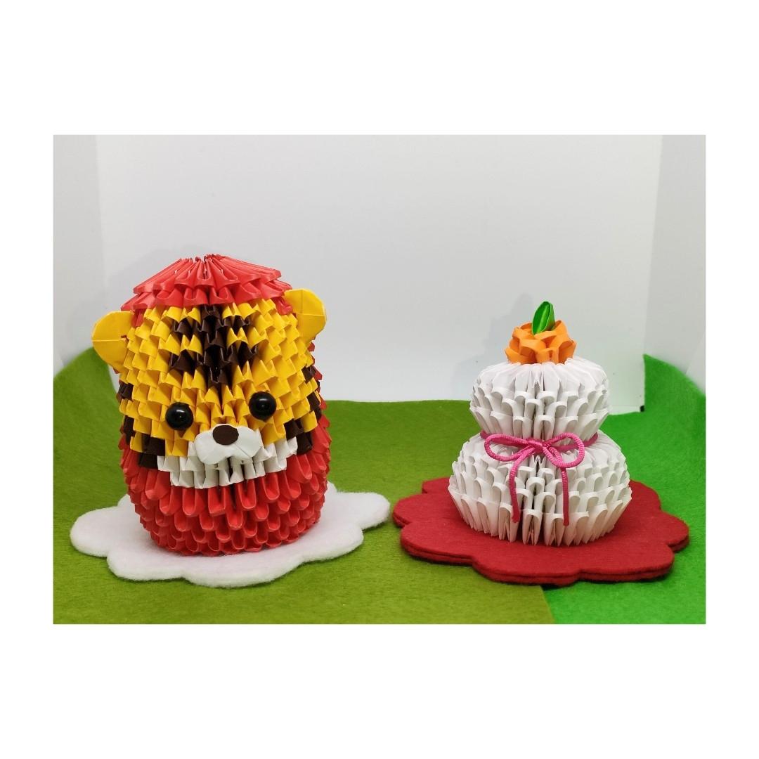 正月☆とらダルマさん&鏡餅⑳ お正月飾り(虎だるま、鏡もち) 鏡餅 hitokkuma 通販 13114692