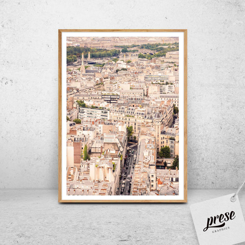 フランス・パリの美しい街並みの風景 写真・グラフィック