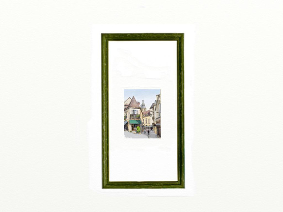 ポストカード ヨーロッパ風景画（組み合わせ自由4枚セット1.000円）No.197  アキテーヌの中世都市サルラの街角 4枚目の画像