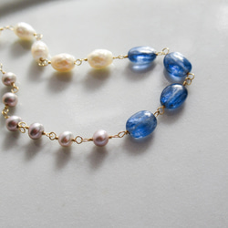 【再販】Jewelry bracelet "Kyanite" 3枚目の画像