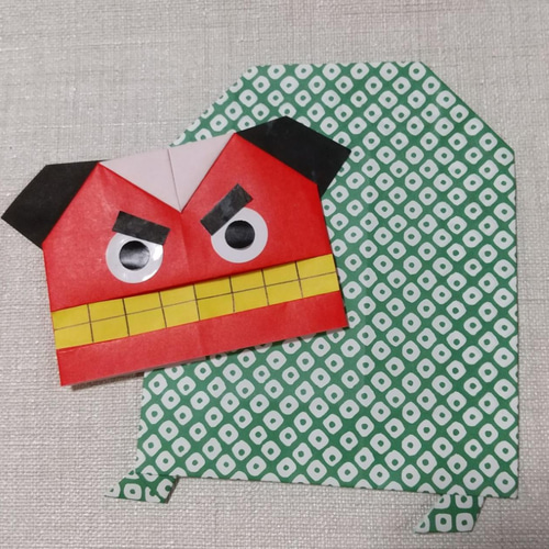 折り紙獅子舞 壁面飾り≪送料無料≫ その他素材 ma-mi 通販 13115441