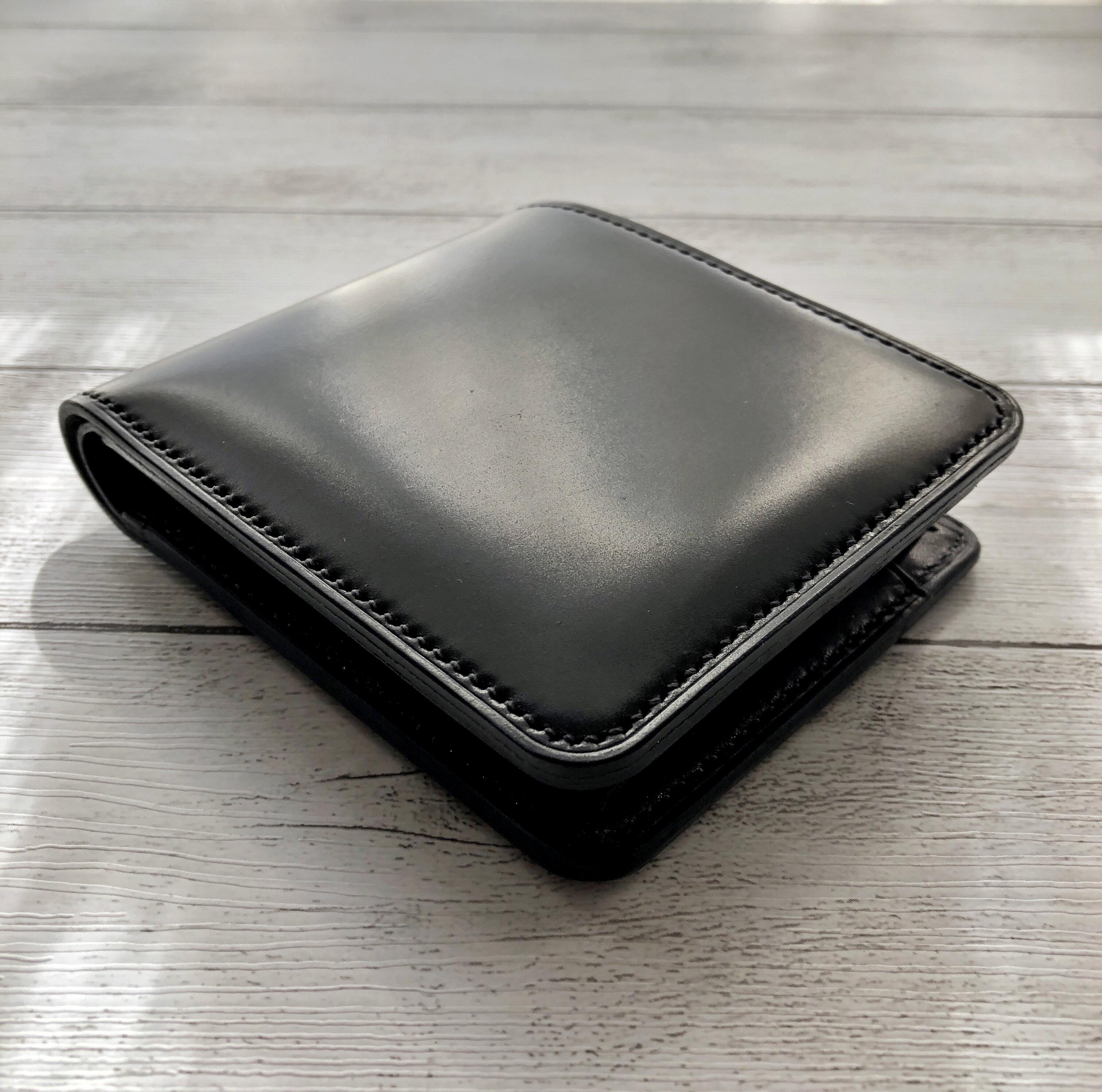 HORWEEN フルシェルコードバン 長財布 ブラック ホーウィン シェルコードバン 長財布 | 大人のバッグ・財布・ 長
