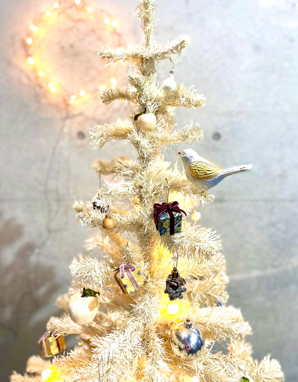 クリスマスツリーオーナメント ウィリアムモリス柄 [プレゼントBOX]15個セット a 送料無料 3枚目の画像