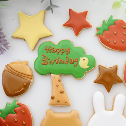 【アイシングクッキー】　動物　誕生日　ほっこり　ナチュラルカラー 6枚目の画像