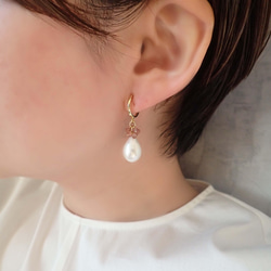 ピンクトルマリン イヤリング・ノンホールピアス の人気通販｜Creema