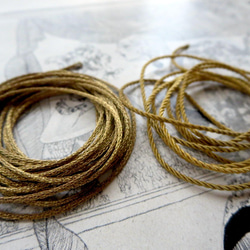 *♥*Antique French Metal Embroidery Cord Gold*♥* 2枚目の画像