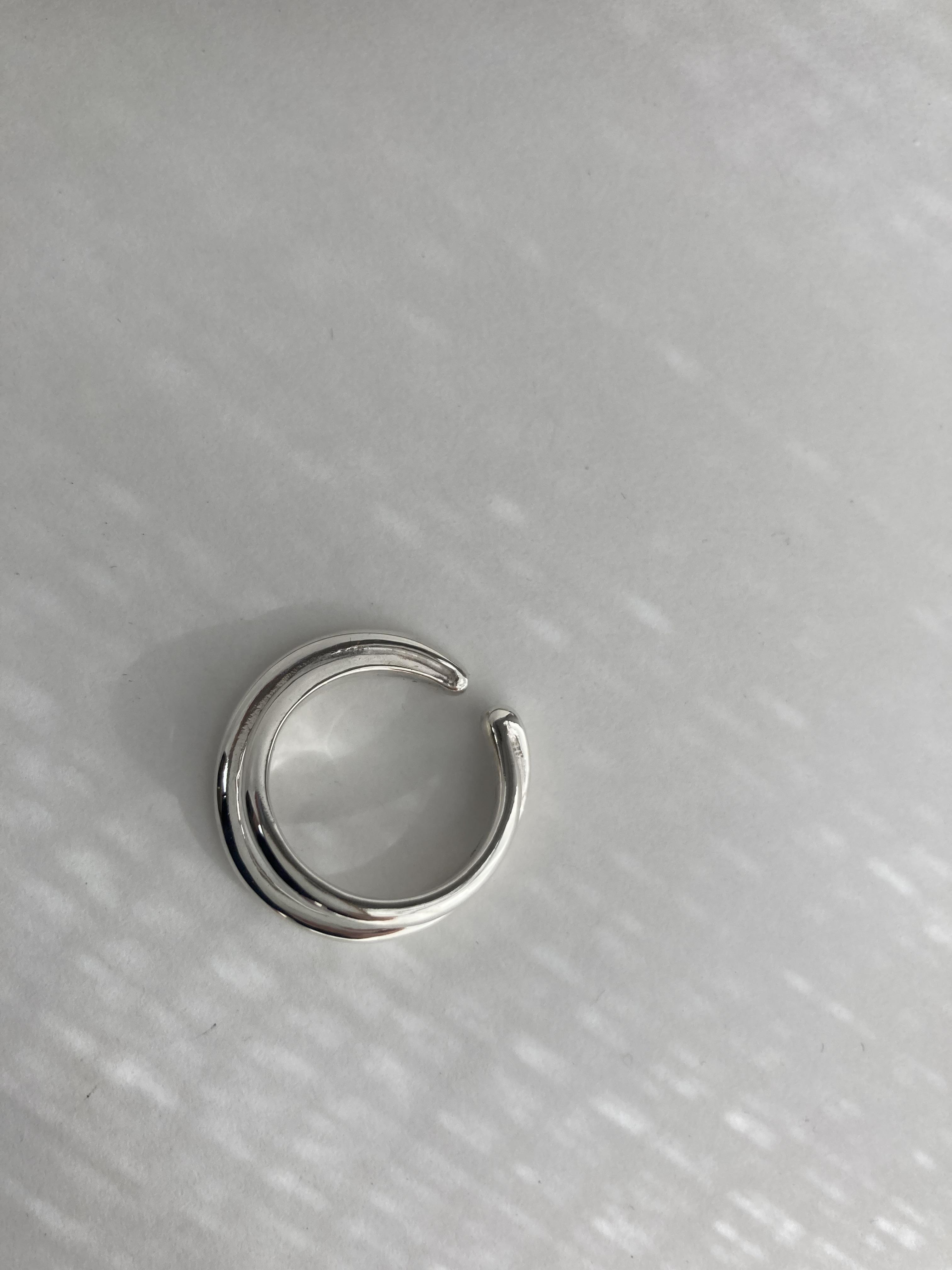 2WAY シルバーシンプルイヤカフ