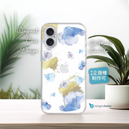 iPhone16e/iPhone16/iPhone16Pro 花柄 全機種対応☆TPUケース