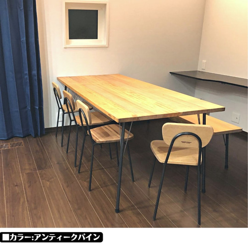 テーブル脚 アイアンレッグ L 傾斜タイプ 690mm 4本セット 鉄足 DIY 