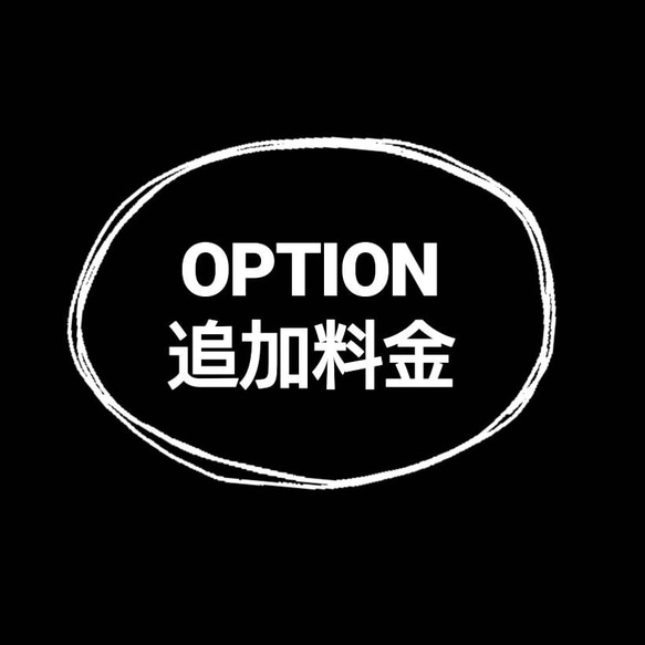 【 OPTION ・追加料金：￥1,000】 1枚目の画像