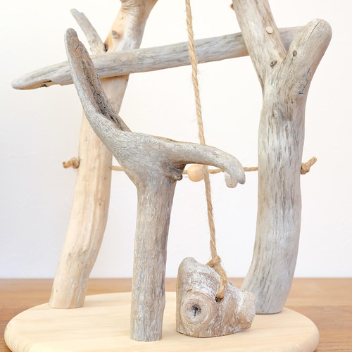 縦型流木バードアスレチックM おもちゃ・ペット小物 Driftwood