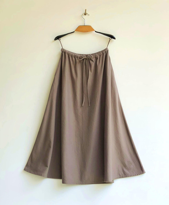「新春福袋2022」スカート好きさんへ♪スウェット素材ロングスカート2点セット 3枚目の画像