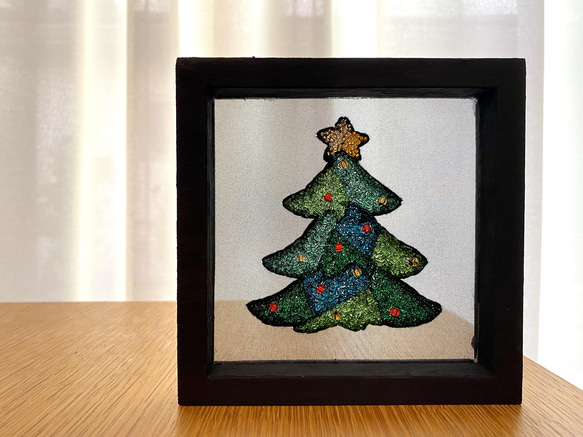 ビーズなステンドグラス(クリスマスツリー) 3枚目の画像