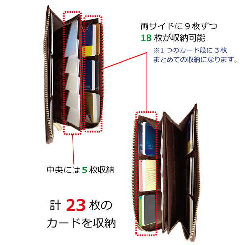 to®・Olga】カードが一目瞭然！徹底的に使いやすさにこだわった長財布 