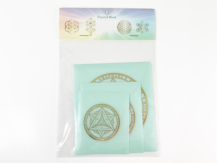 エナジーシール 神聖幾何学模様マカバスター1枚から購入、組み合わせOK！ NEW!エナジーシール 神聖幾何学模様マカバスター1枚から購入